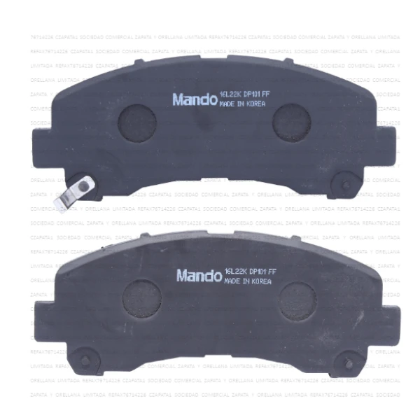 Pastillas De Freno Delanteras Chevrolet Dmax / Maxus - Mando
